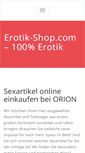Mobile Screenshot of erotik-shop.com